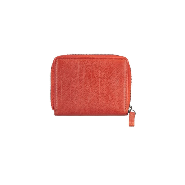 MIDI ZIP WALLET CORAL